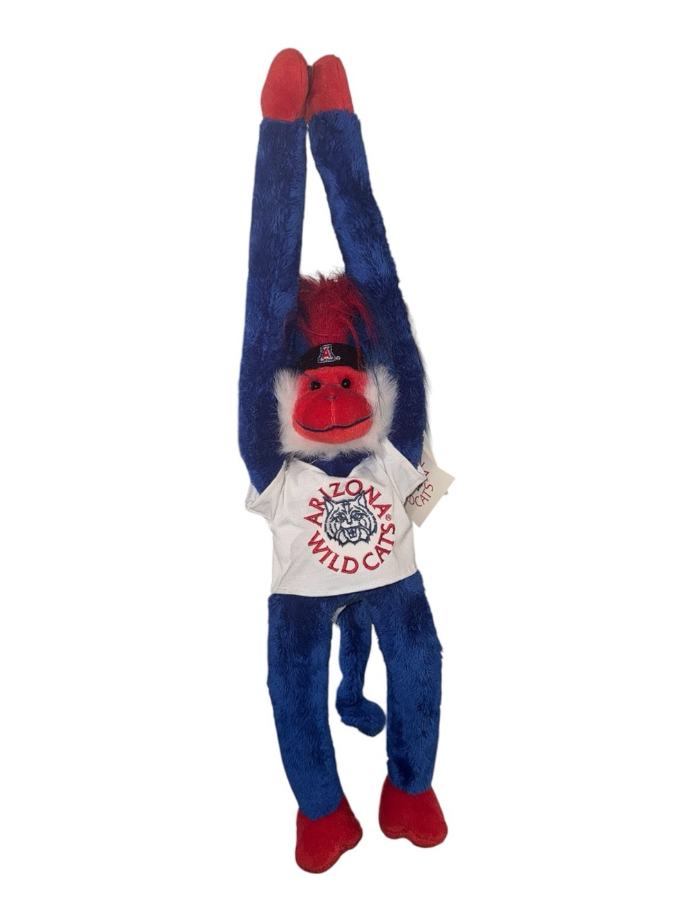 Arizona Wildcats Plush Monkey Mascot - Blue & Red